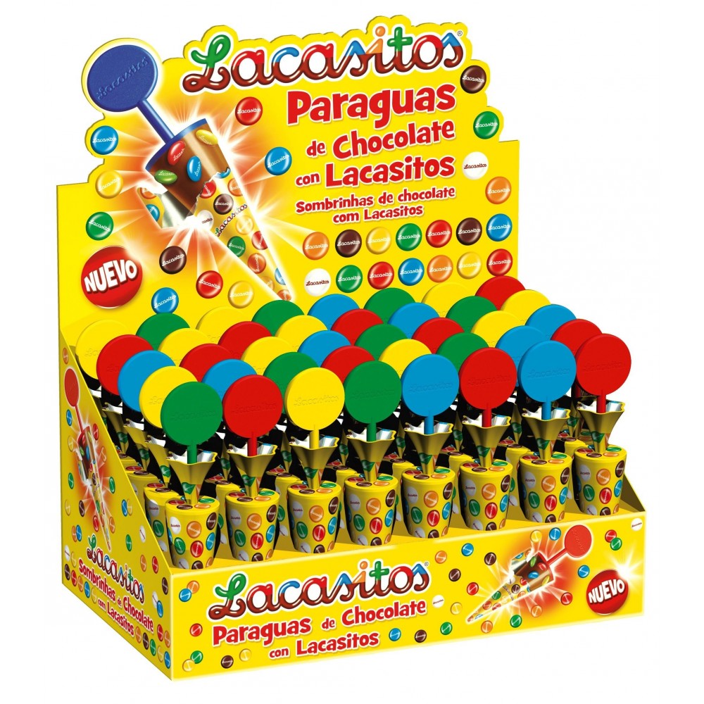 Paraguas Chocolates de Lacasitos (40 Uds)