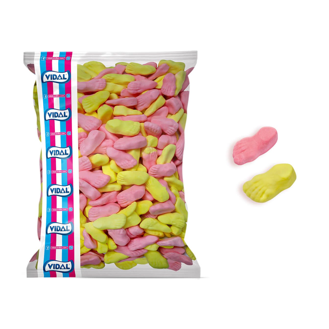 Pies Surtidos Foam Vidal (250 Uds)