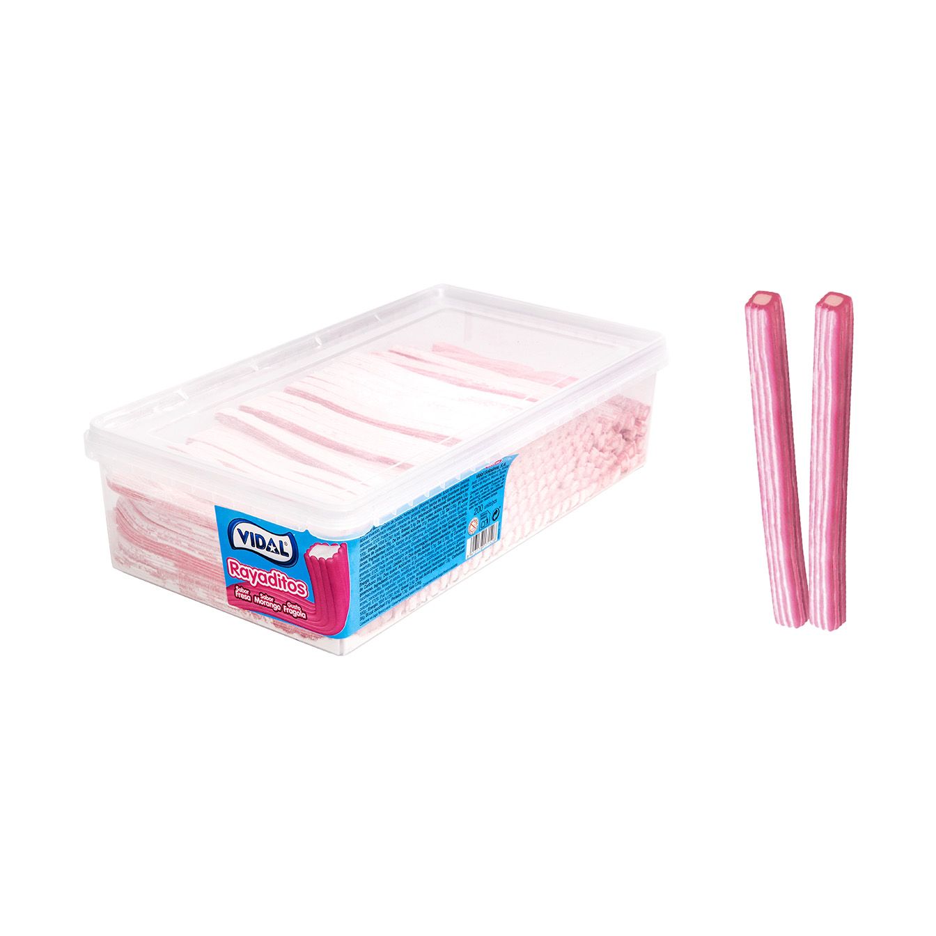 Rayaditos Fresa Vidal (200 Uds)