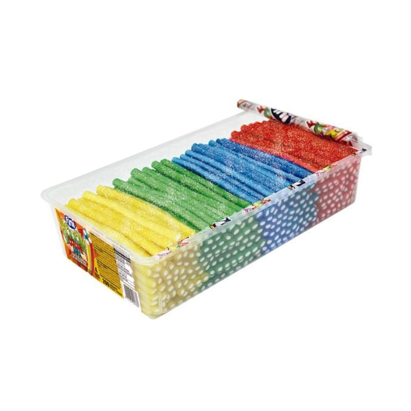 Fini Rellepica Sour Boom Mix 4 Colores | Regaliz De Colores | Pica Pica | Estuche 200 Uds