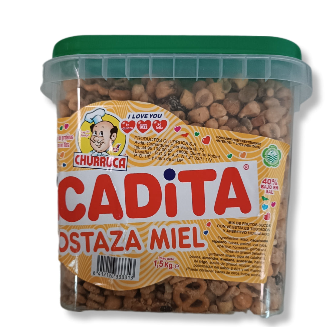 Picadita Sabor Mostaza Miel Churruca | Formato Tarro Reutilizable 1,5 KG