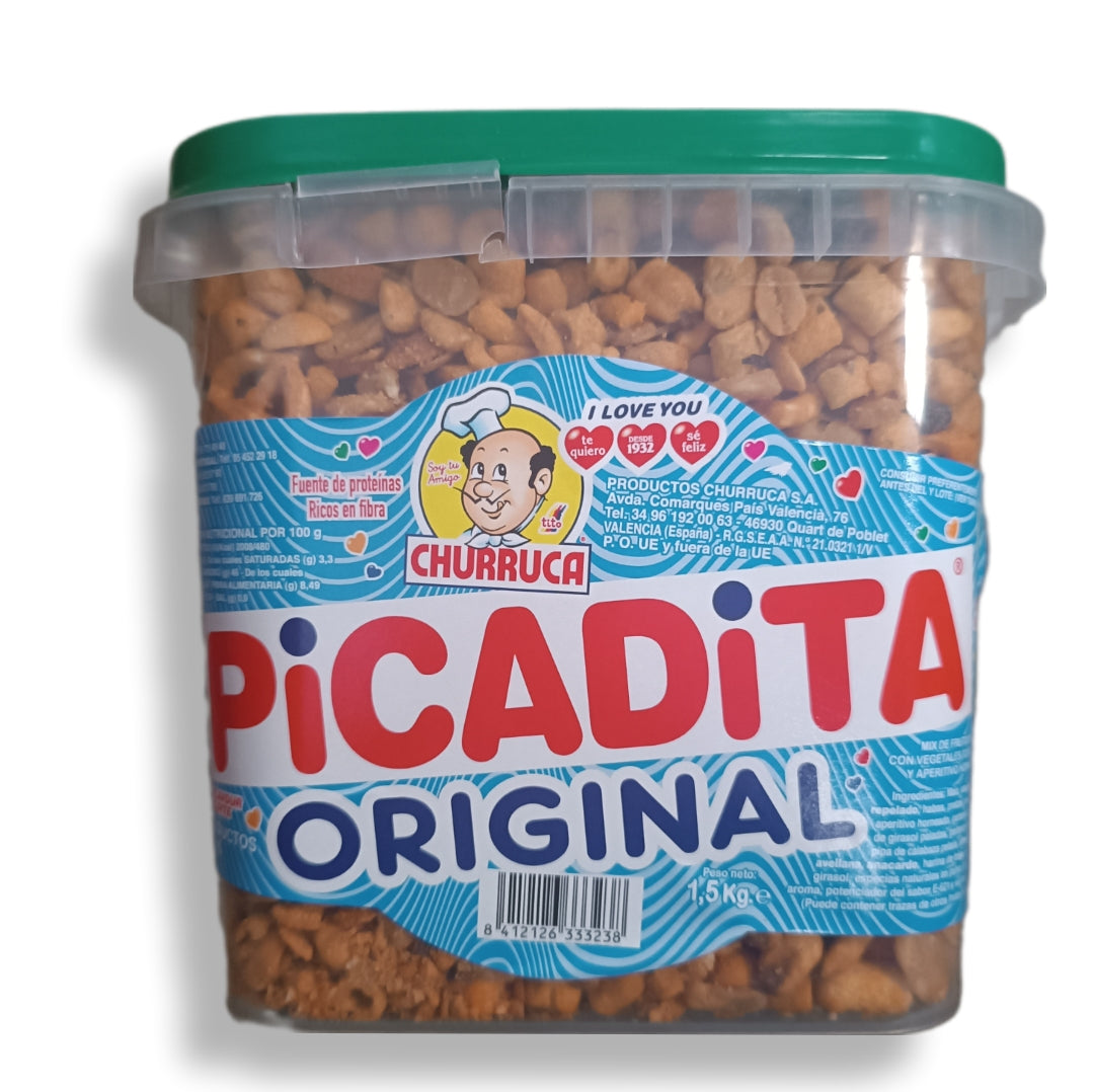 Picadita Original Churruca| Formato Tarro Reutilizable 1,5 KG