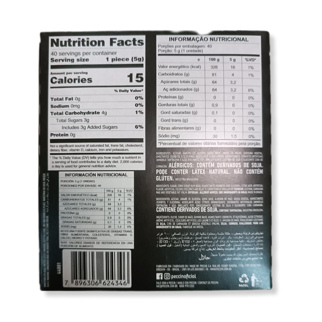 Blong Chicle Relleno Sabor Mega Acido | Contiene 40 Unidades