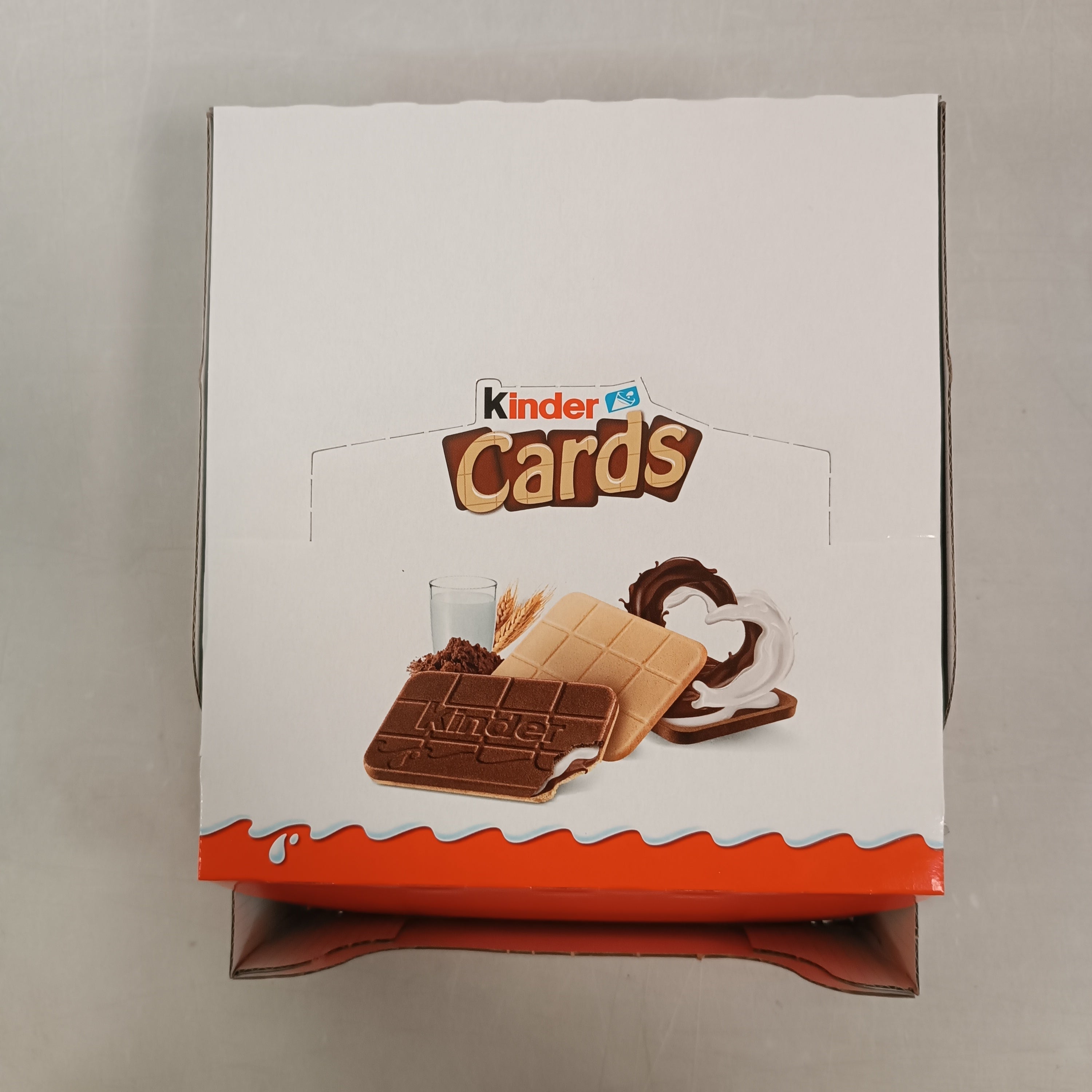 Kinder Cards - Galletas Con Relleno Interior | Caja 30 Unidades
