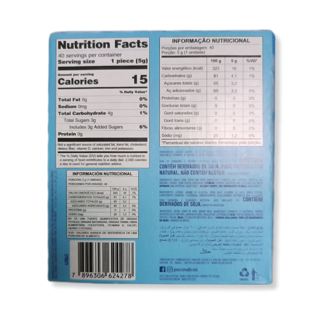 Blong Chicle Relleno Sabor Menta Contiene 40 Unidades