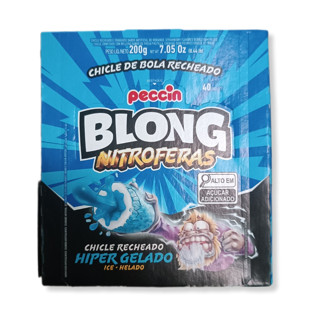Blong Chicle Relleno Sabor Hiper Gelado | Contiene 40 Unidades