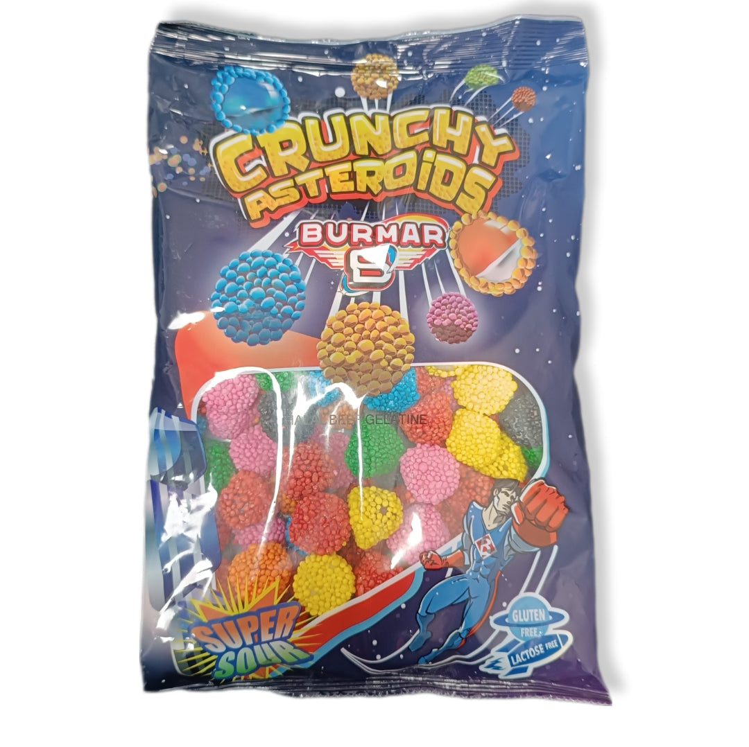 Asteroides Crunchy Colores Surtidos Ácidos Sin Gluten Y Sin Lactosa | Formato Bolsa 1KG