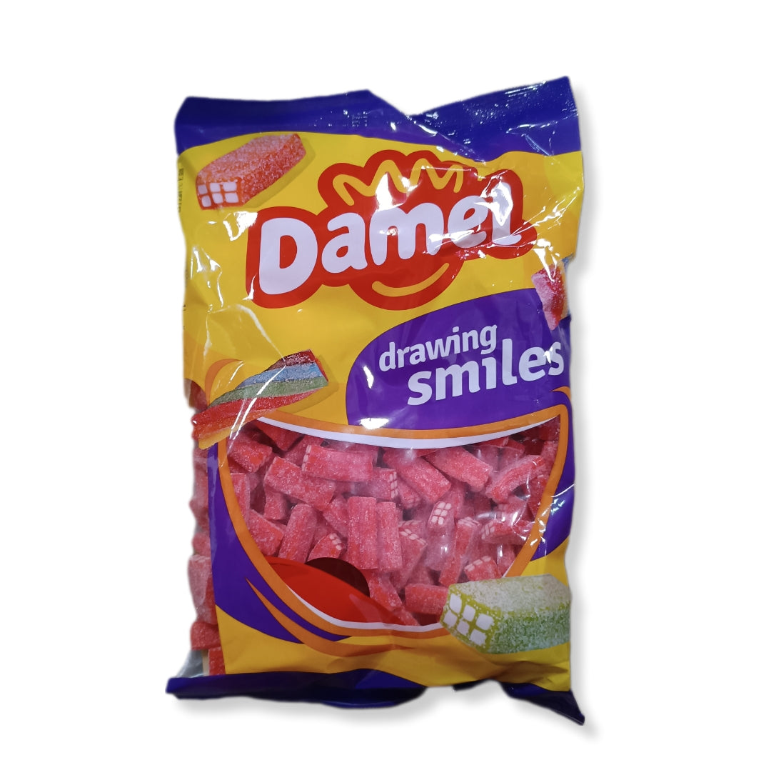 Ladrillos Pika Sabor Fresa Damel | Formato Bolsa 1kg