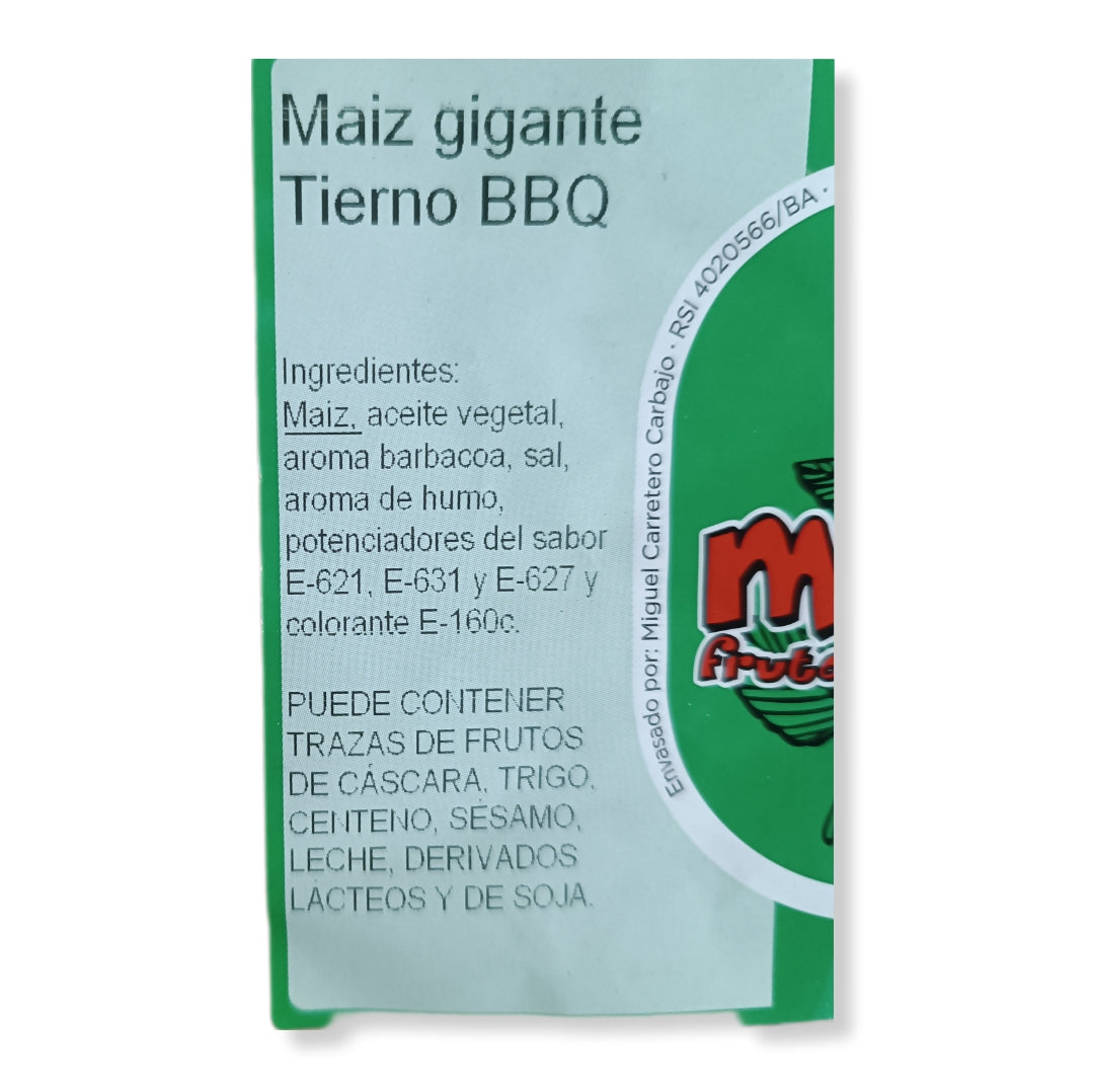 Maíz Gigante BBQ | Formato Bolsa 1KG