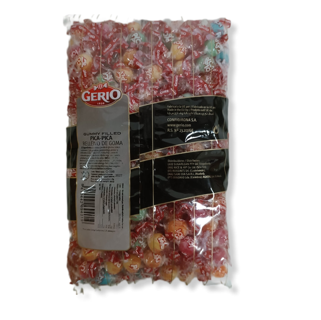Caramelos Pica-Pica Relleno De Goma Gerio | Formato Bolsa 1KG