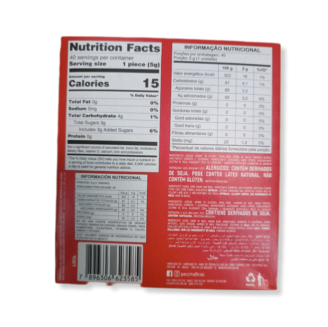 Blong Chicle Relleno Sabor Sandia Contiene 40 Unidades