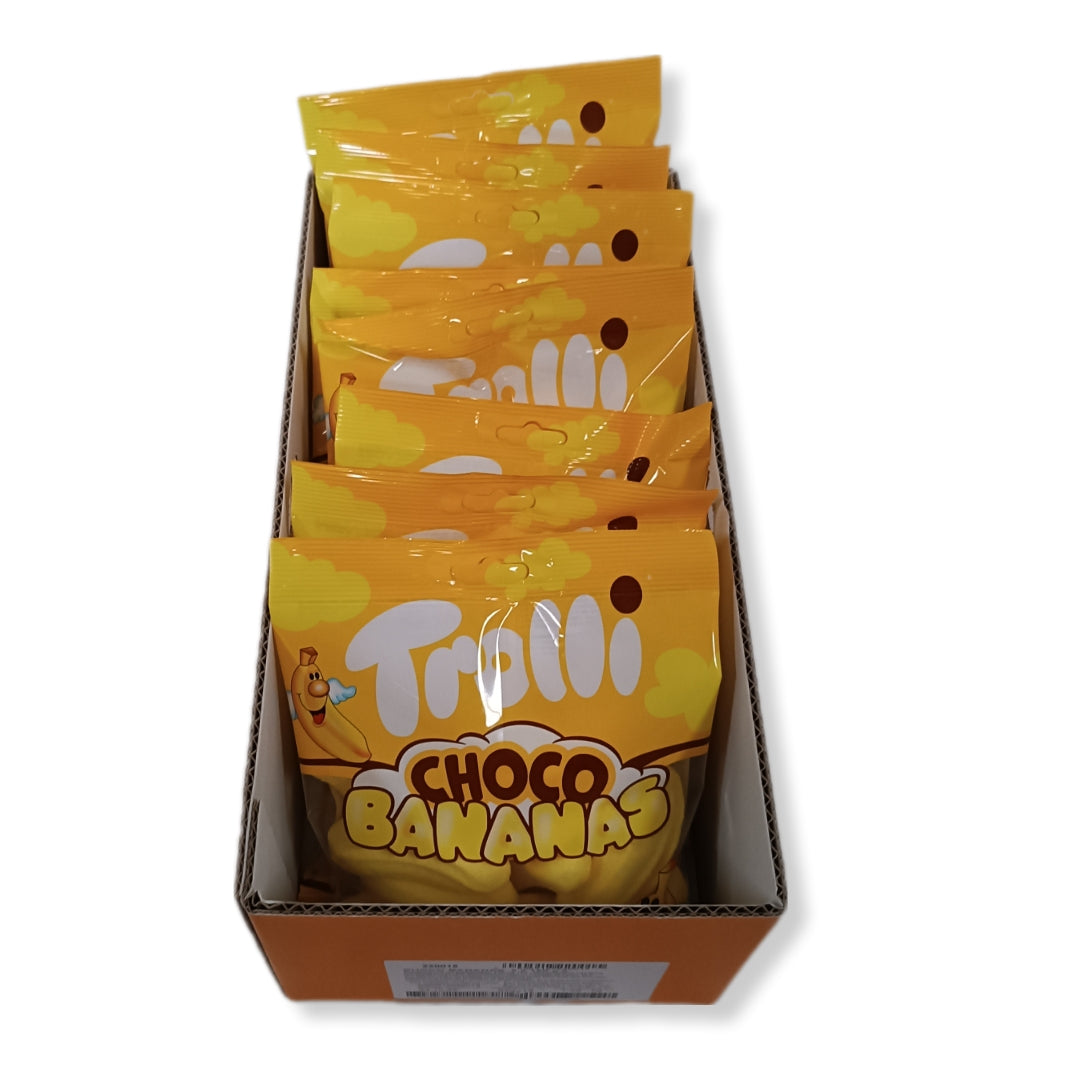 Choco Bananas Trolli | Formato Caja 8 Bolsas 150g