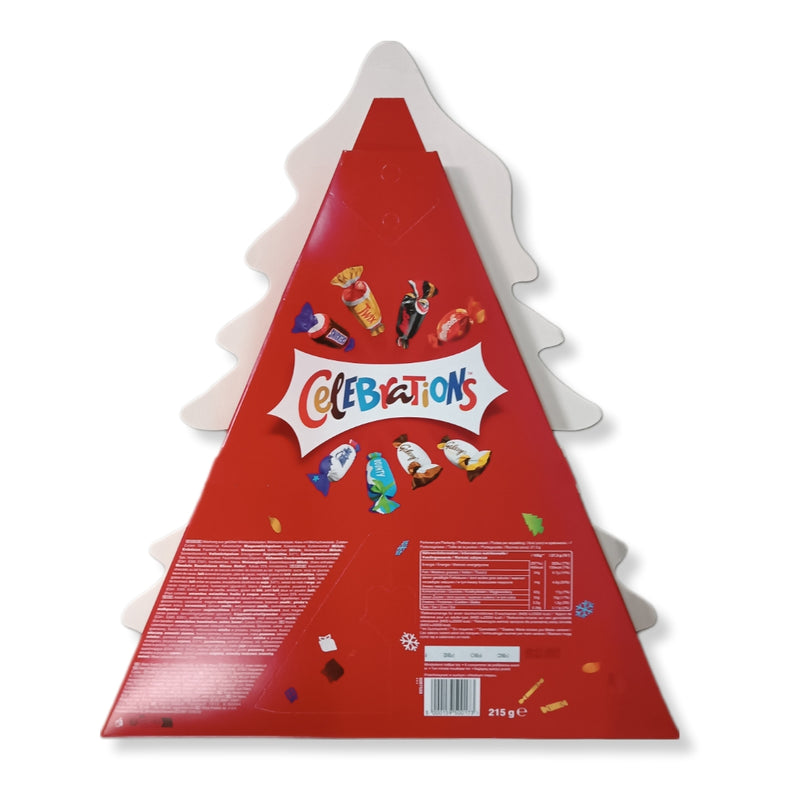 Calendario Adviento Celebrations | Surtidos de Chocolates 215g - Diseño Árbol de Navidad