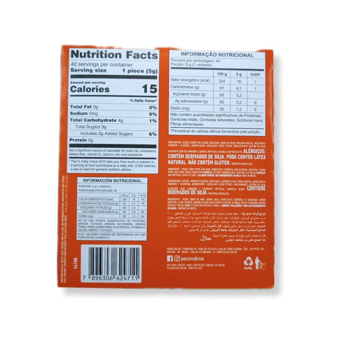 Blong Chicle Relleno Sabor Tropical Contiene 40u