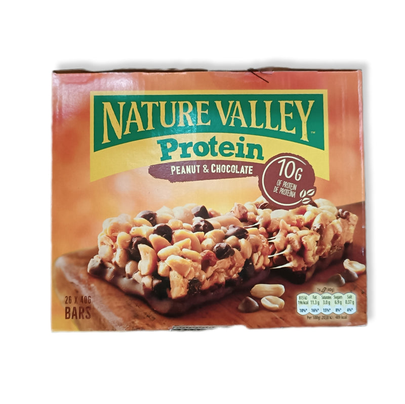 Barrita Proteína Cacahuete y Chocolate Nature Valley 26 Unidades