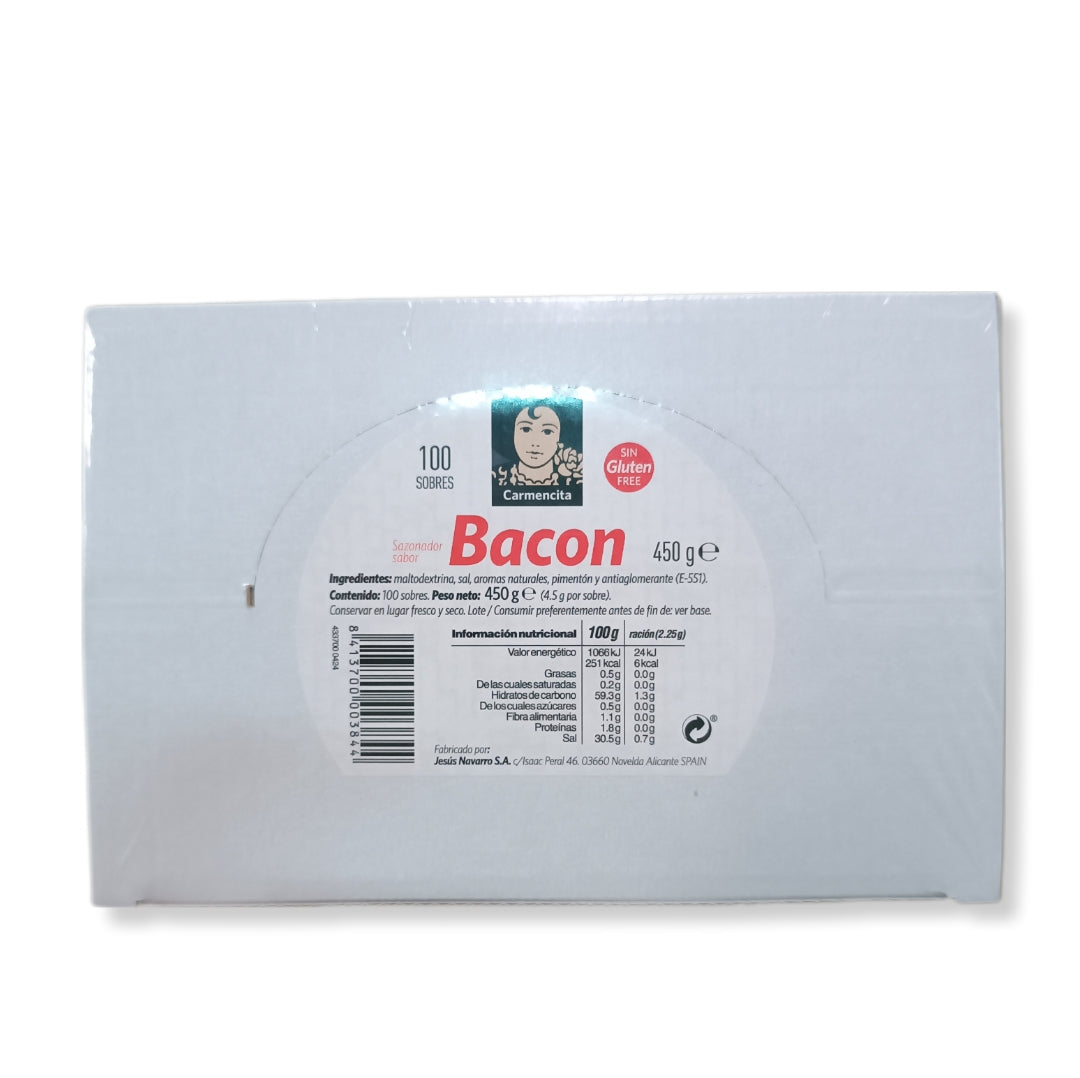 Sazonador Carmencita Sabor Bacon| Formato Caja 100U