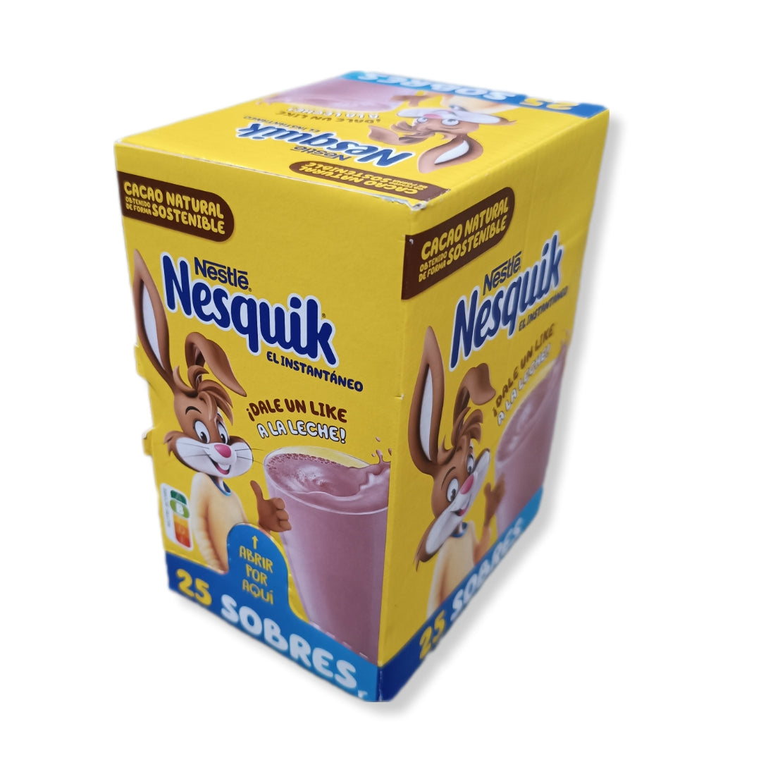 Nesquik Sobres 13,5g - Sin Gluten | Expositor Caja - Contiene 25 Unidades