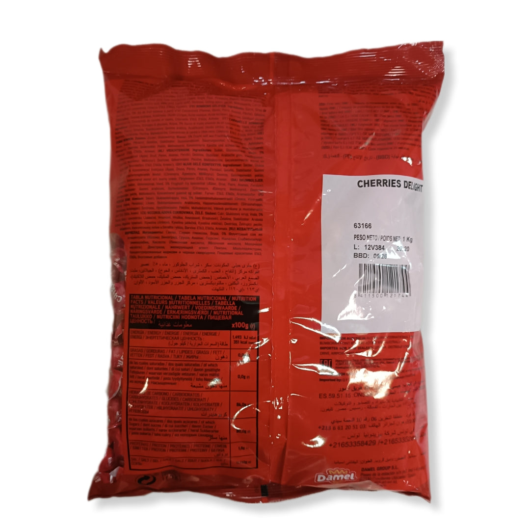 Caramelos Cereza Cherries Delight Damel | Formato Bolsa 1KG
