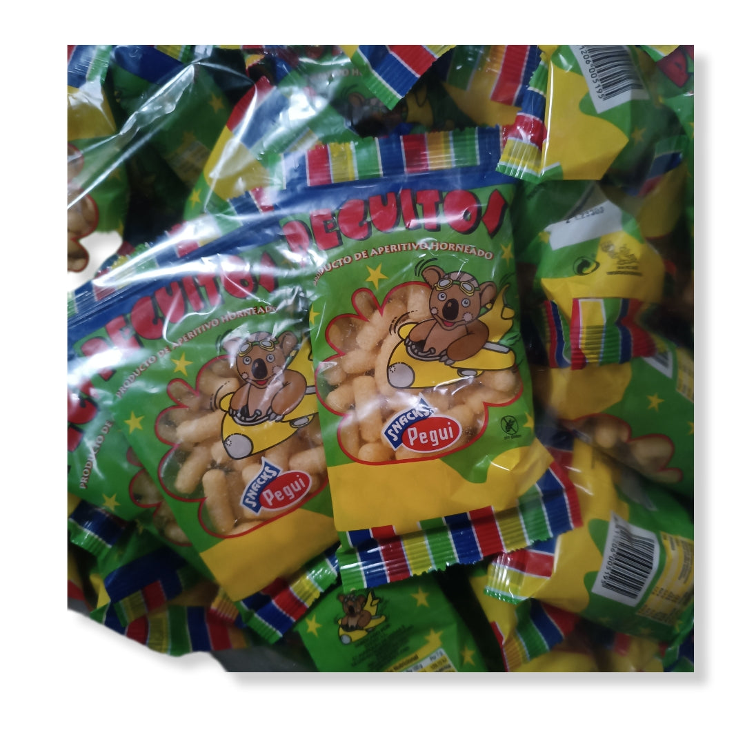 Gusanitos Infantiles Pegui | SIN GLUTEN | Formato Bolsa 100 Unidades - Ideal para Conos y Bolsas de Chuches