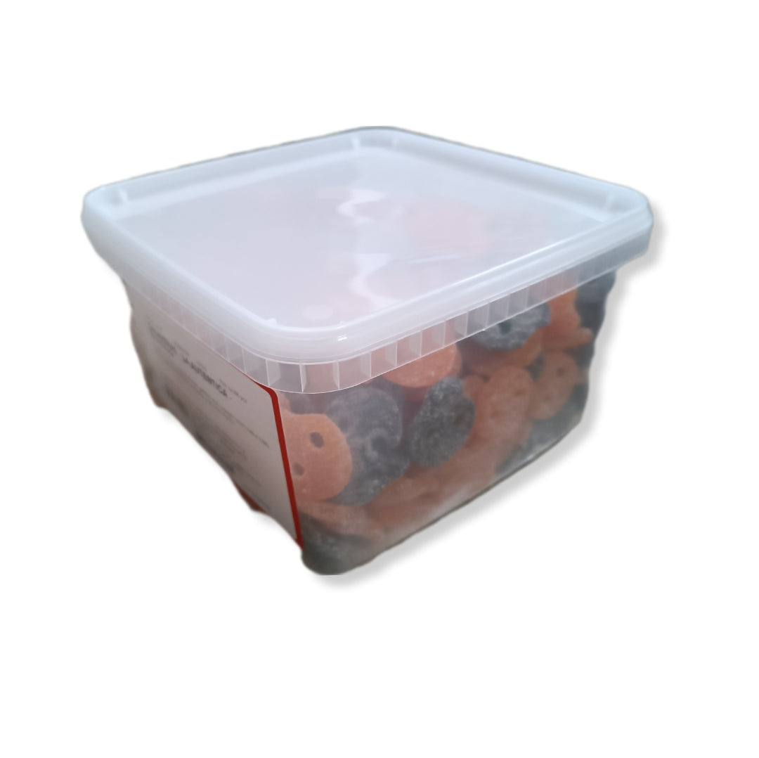 Calaveras Ácidas Sabor Moras-Naranja | Formato Tarro Reutilizable 1.570g