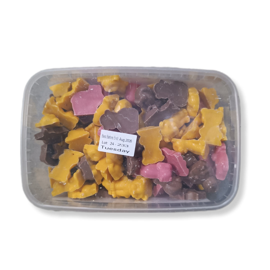 Animales De Chocolate Variado | Formato Tarro Reutilizable Aprox. 120 Uds.