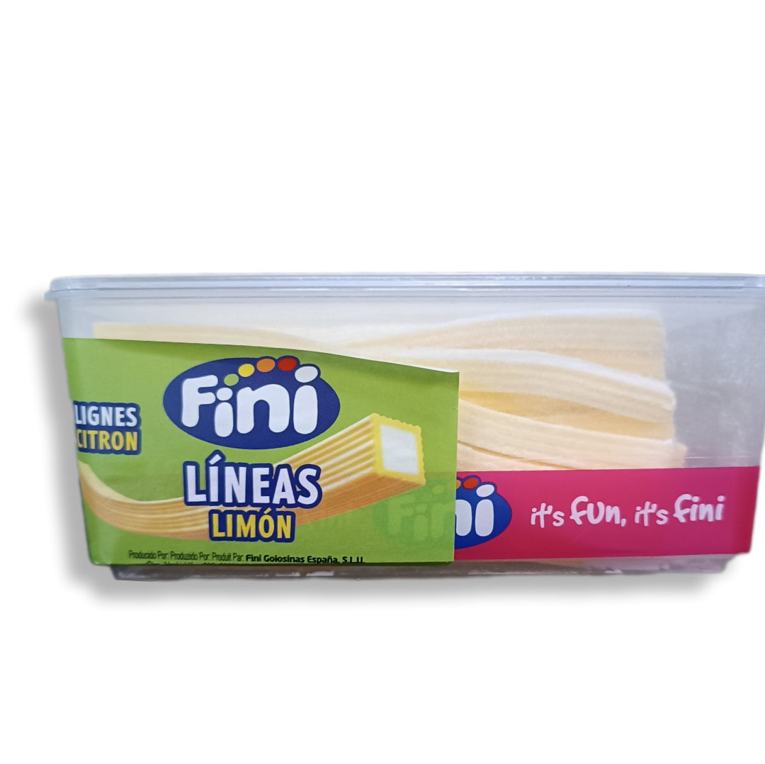 Lineas Sabor Limón Fini | Formato Tarro Reutilizable 200U