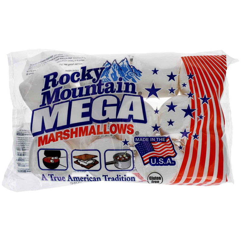 Rocky Mountain Mega Marshmallow 340g - Esponjitas Americanas para Barbacoas