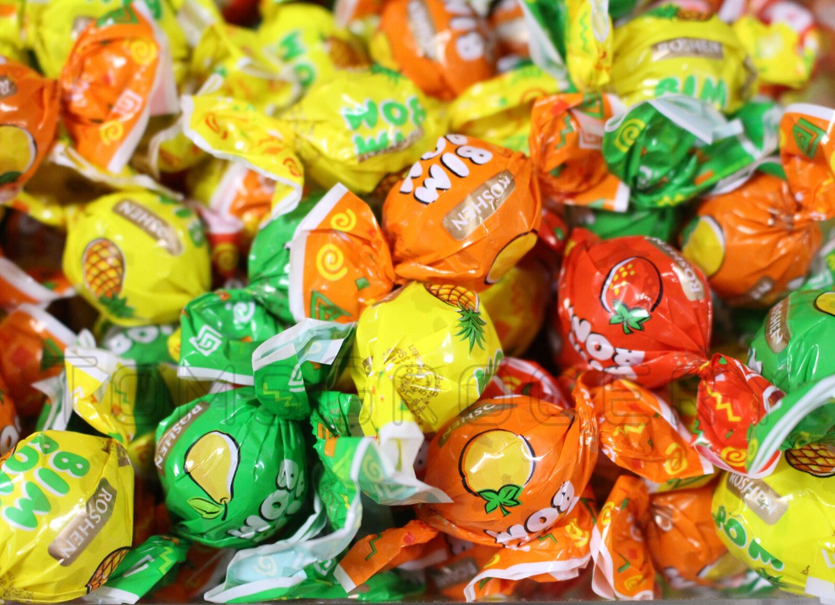Caramelle Roshen Bim Bom Gusti Fruttati Ripieni | Formato Busta 1KG