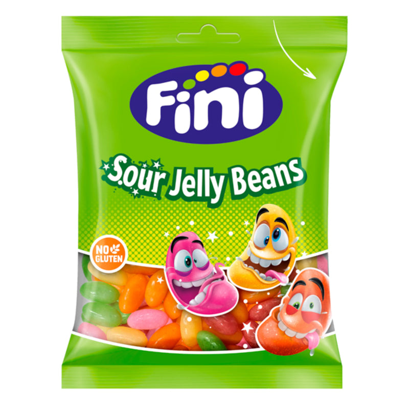 Fini Sour Jelly Beans | Formato Bolsa 85g x 12 Unidades