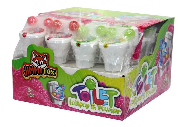Toilet Lollipop + polvo ácido | Formato 24 Uds