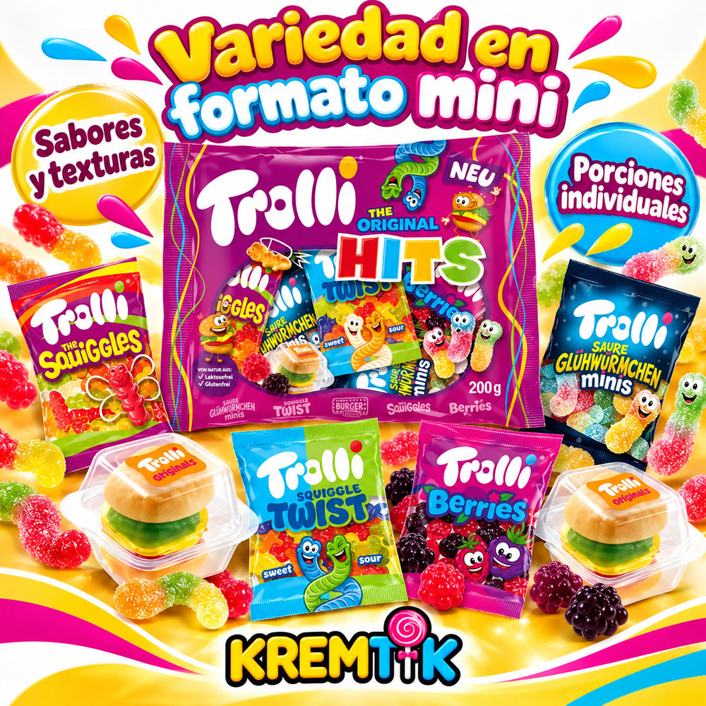 Trolli The Original Hits 200 g - variedad en formato mini