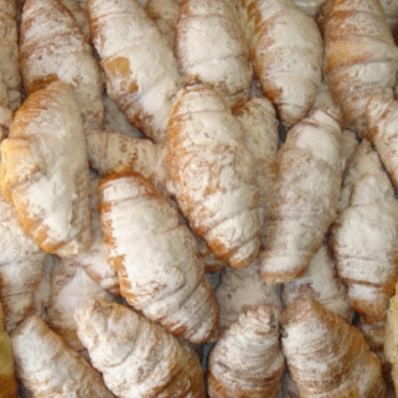 Croissant Relleno Interior de Chocolate Cubierto de Azúcar Glass | Formato Bandeja 2KG