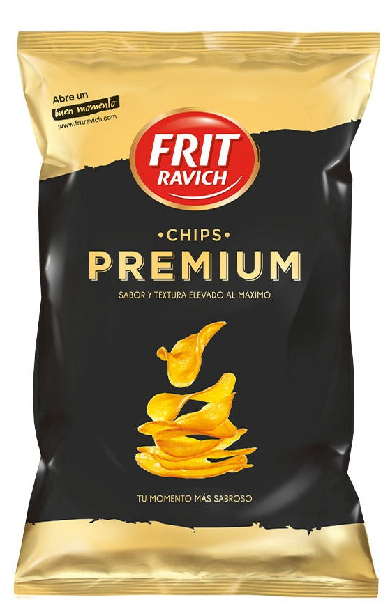PATATAS FRITAS CHIPS PREMIUM | Contiene 12 Unidades de 160g