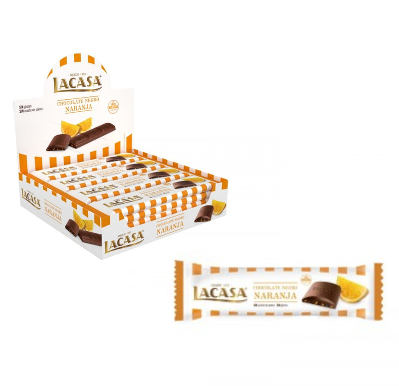 Lacasa Chocolatinas Naranja 25G 4X16U