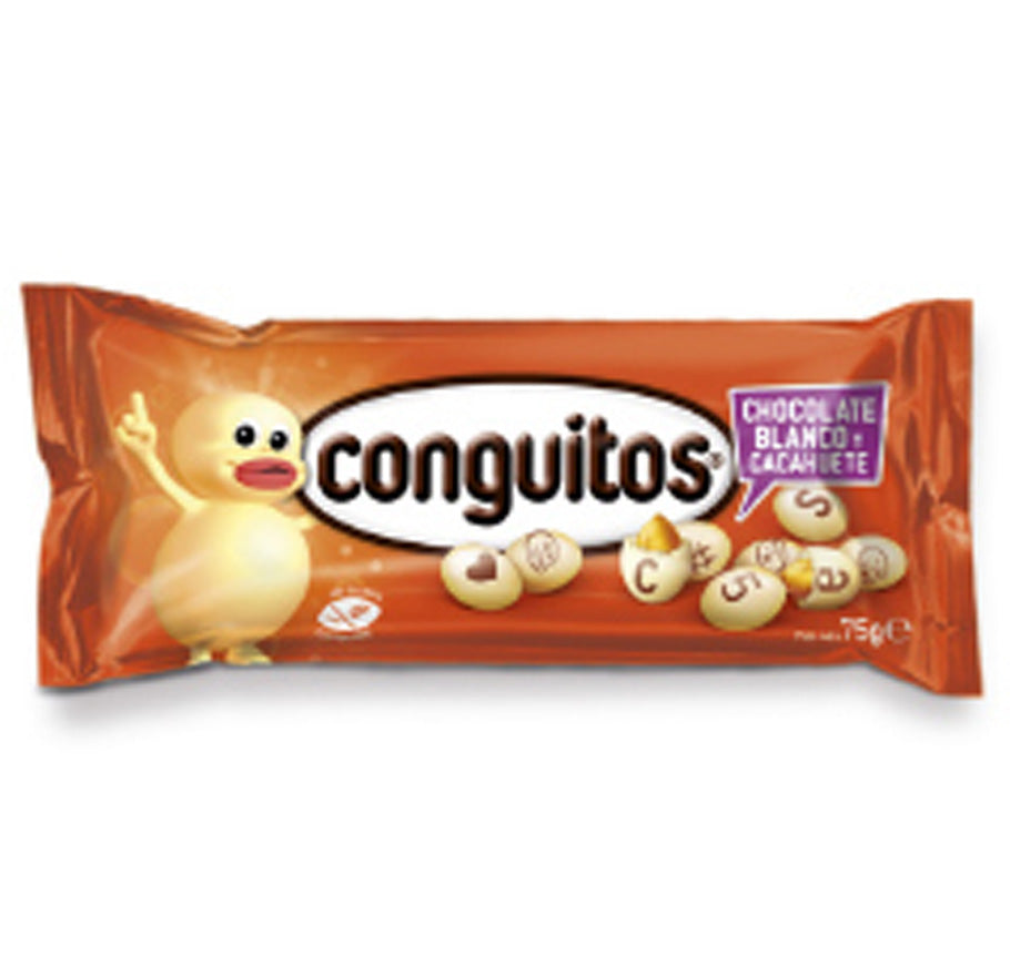 Conguitos Blanco Vertical 70G | Contiene 18 Unidades