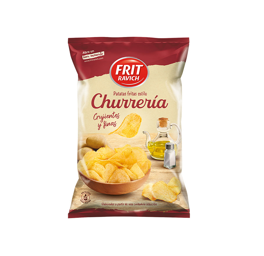 PATATAS FRITAS CHURRERIA | Contiene 40 Unidades de 36g