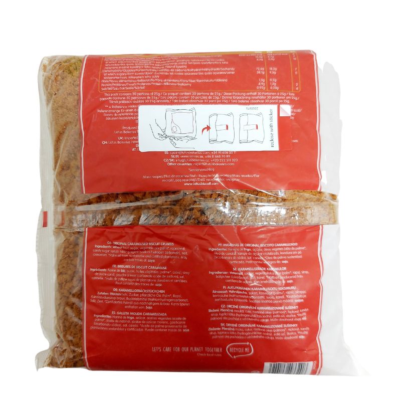 lotus biscoff topping