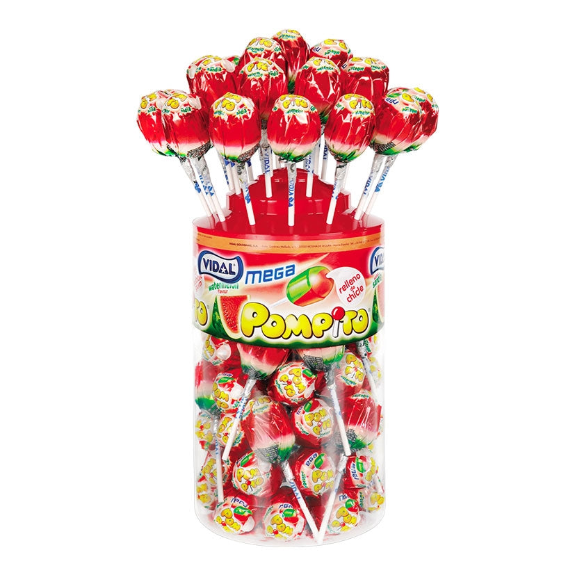 Mega Pompito Sandía (40Uds) - Kremtik