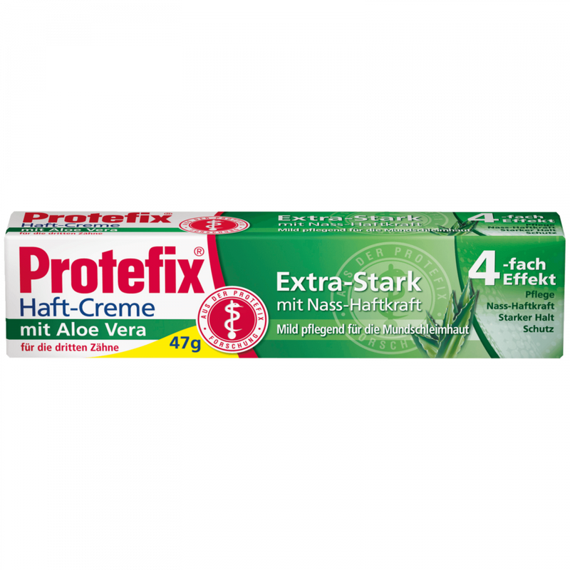 Protefix Crema Adhesiva Extra Fuerte con Aloe Vera 47g (Pack 3 Unidades)