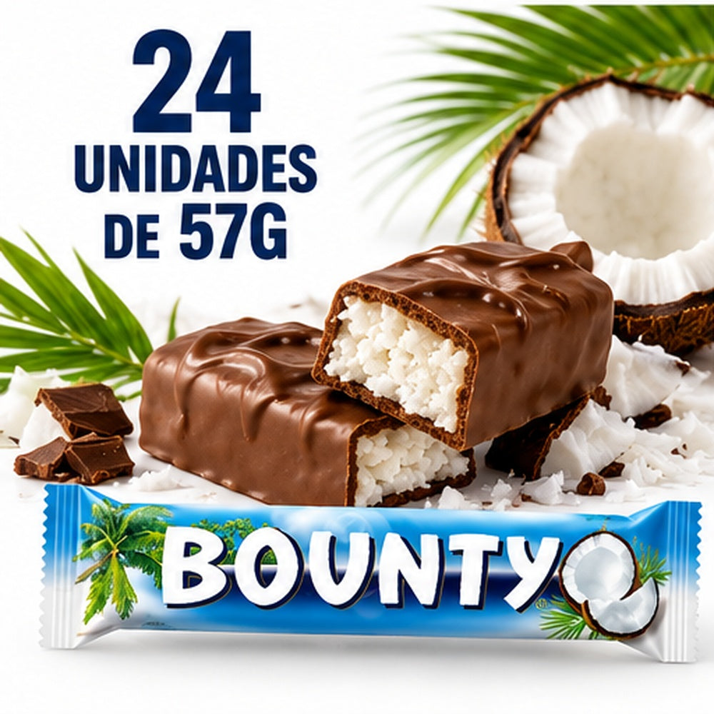 Bounty 24 unidades de 57 g características del producto