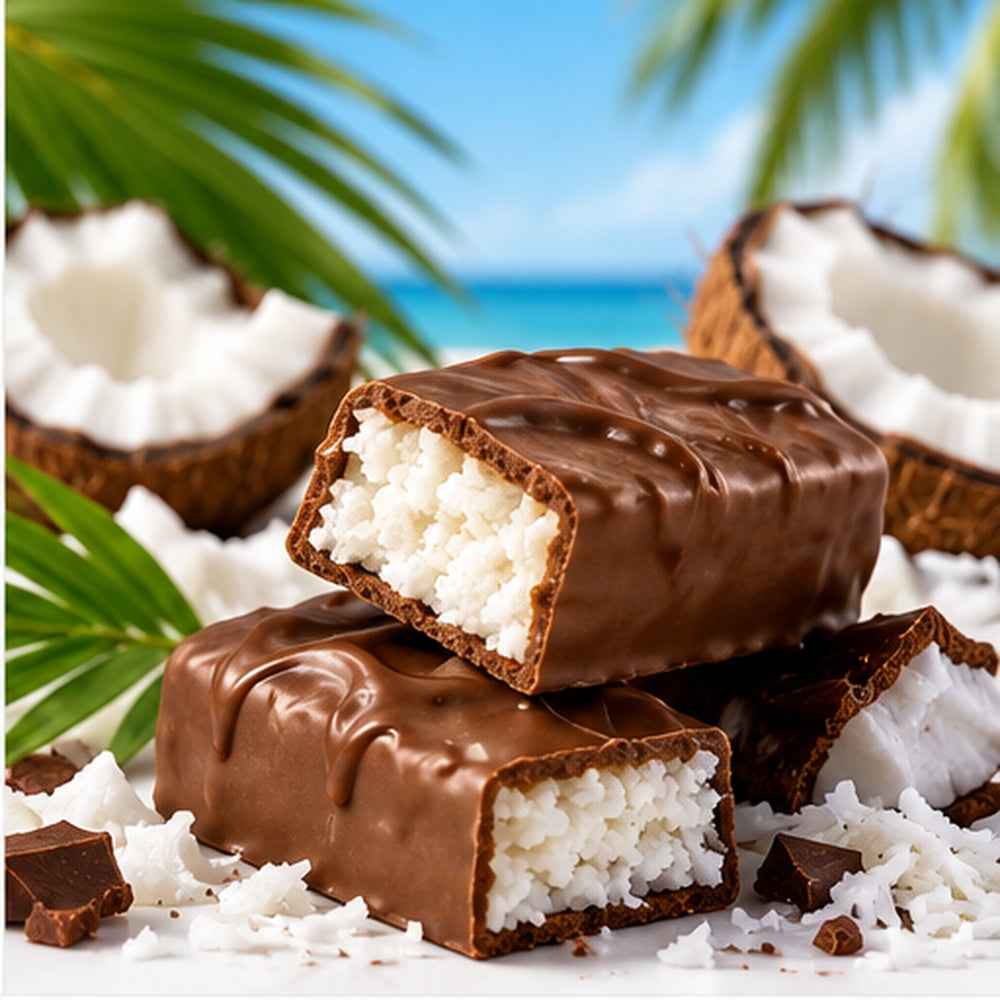 Bounty chocolate con coco imagen temática