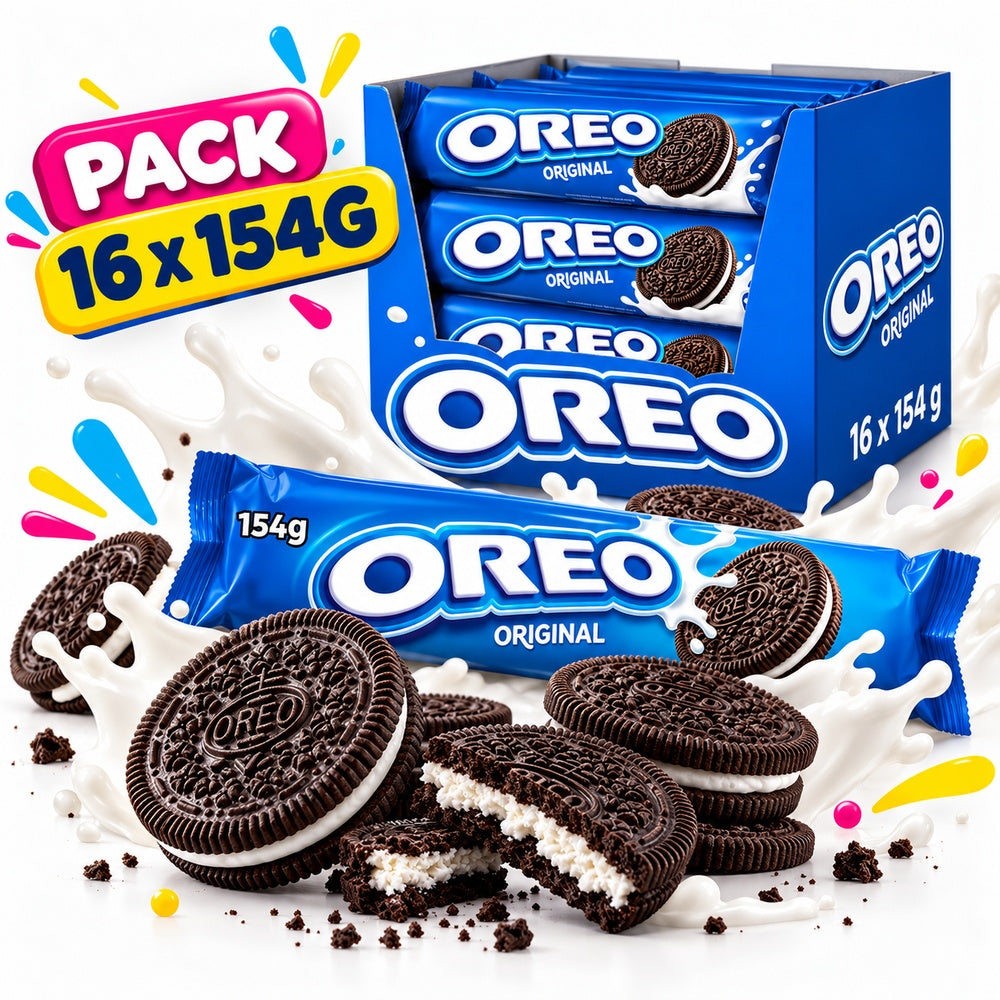 Oreo Original imagen promocional 16 x 154 g diseño Kremtik