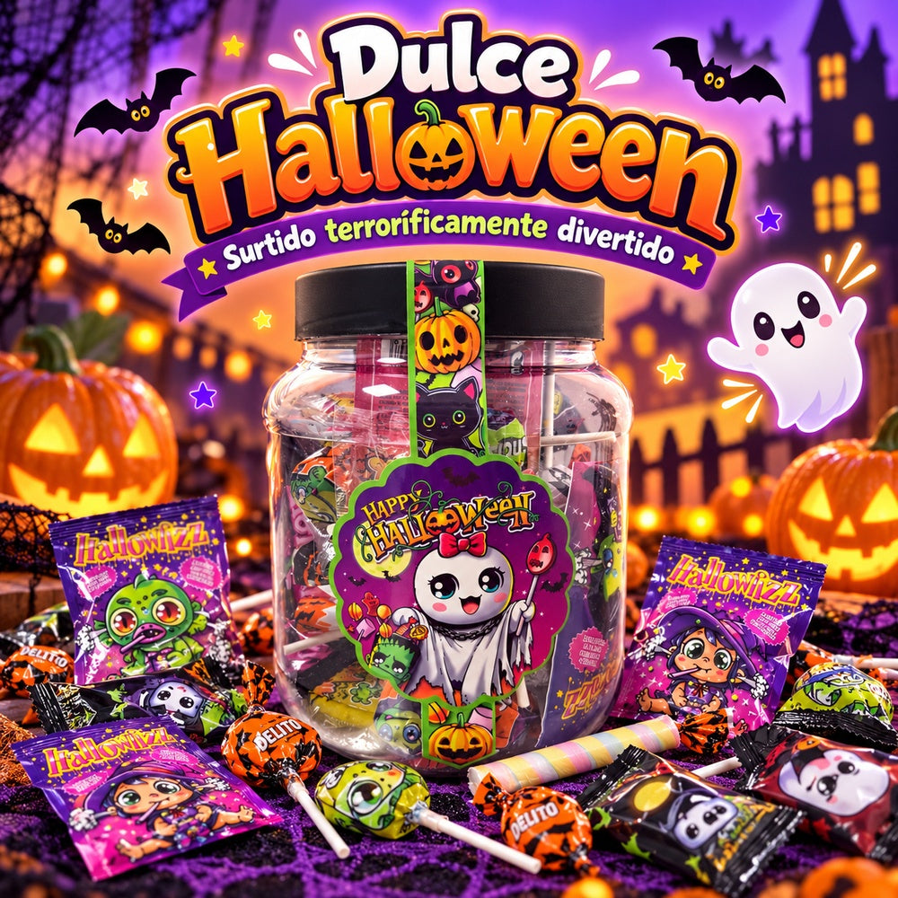 Tarro Halloween candy mix imagen promocional
