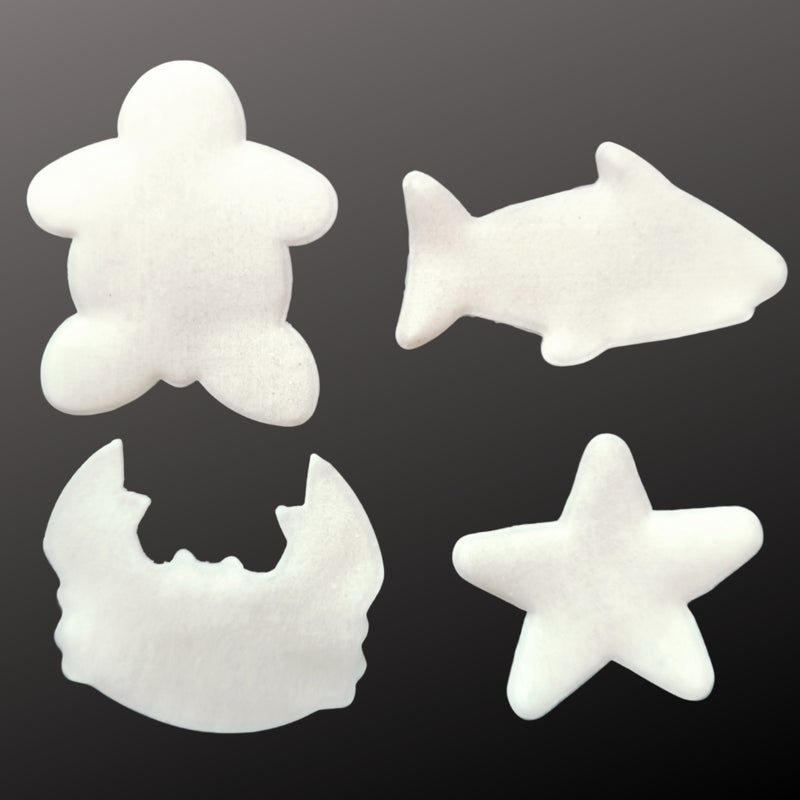 Animales 3D Snacks Para Freír en Casa ( Estrellas, Tiburones, Cangrejos y Tortugas ) - Para Freír en Casa | Formato Tarro Reutilizable 1KG