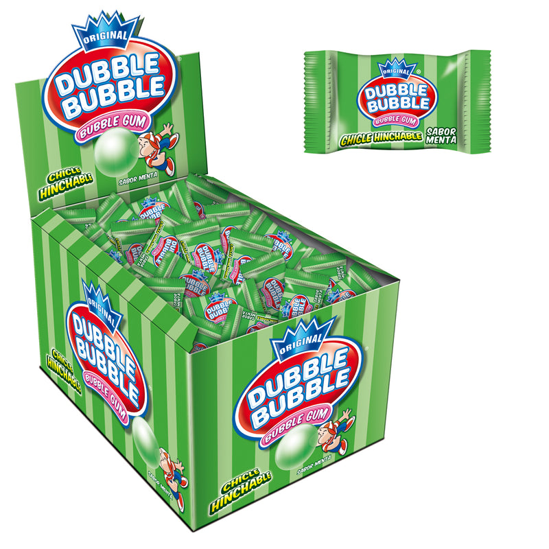 Dubble Bubble Menta | Contiene 150 Unidades