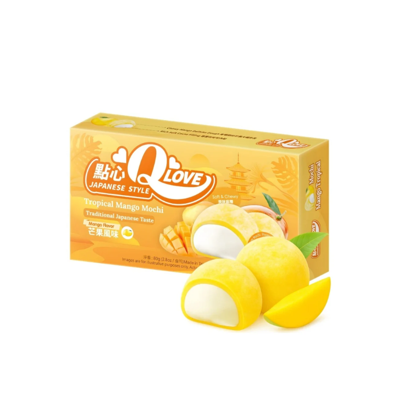 Mini Mochi Sabor Mango Tropical 80g