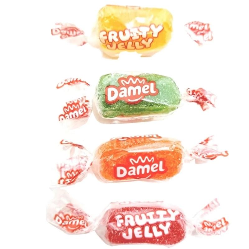 Fruity Jelly Damel Caramelos Envueltos 0% Grasas  - Tarro Reutilizable | Contiene 1,7kg