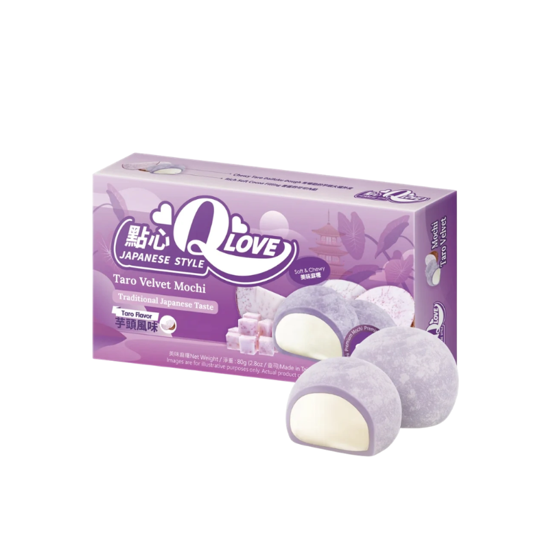 Mini Mochi Sabor Velvet Taro 80g