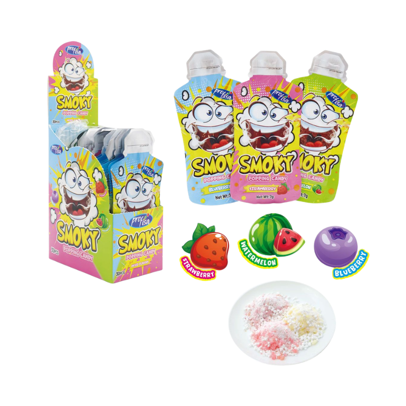 Smoky Popping Candy  | Formato 30 Uds