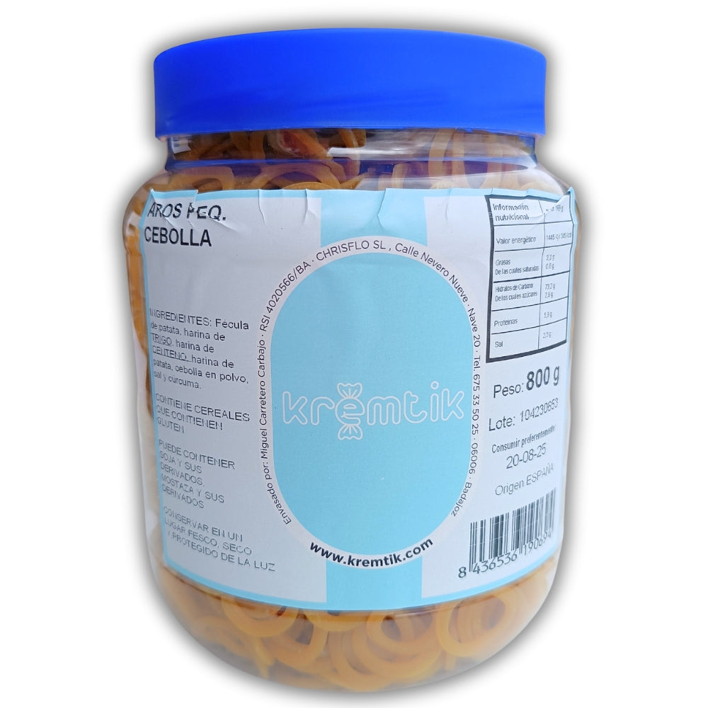 Aros Cebolla - Snacks Para Freír En Casa | Formato Tarro 800G